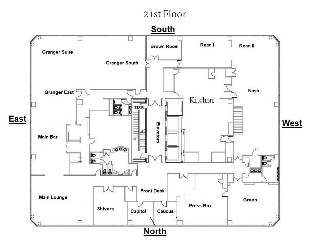 University Club Floor Plans